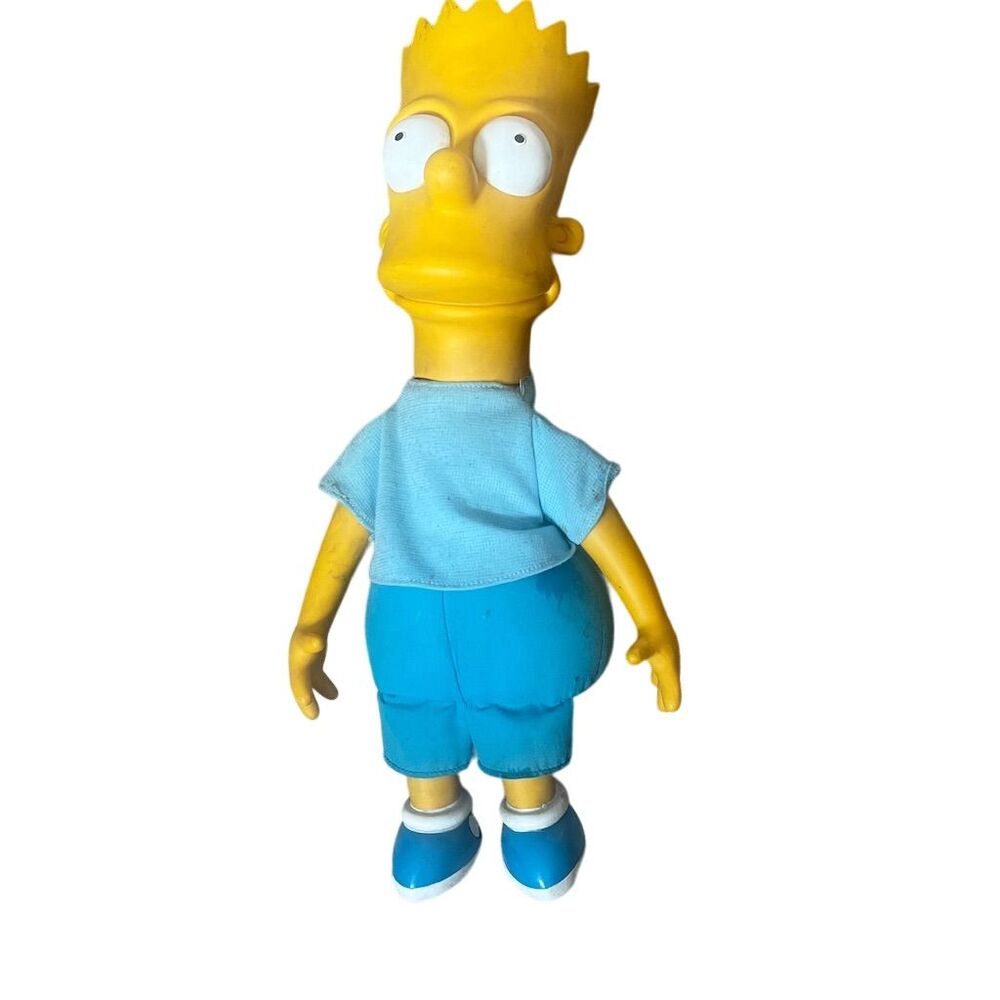 Vintage 1990 Bart Simpson Plush Doll 11" The Simpsons Collectible Matt Groening
